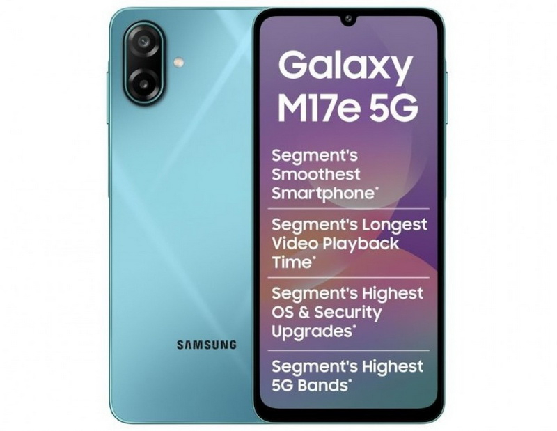 三星推出了预算手机 Galaxy M17e：售价140美元，搭载 Dimensity 6300 处理器，配备 50MP 摄像头和 6000mAh 电池。