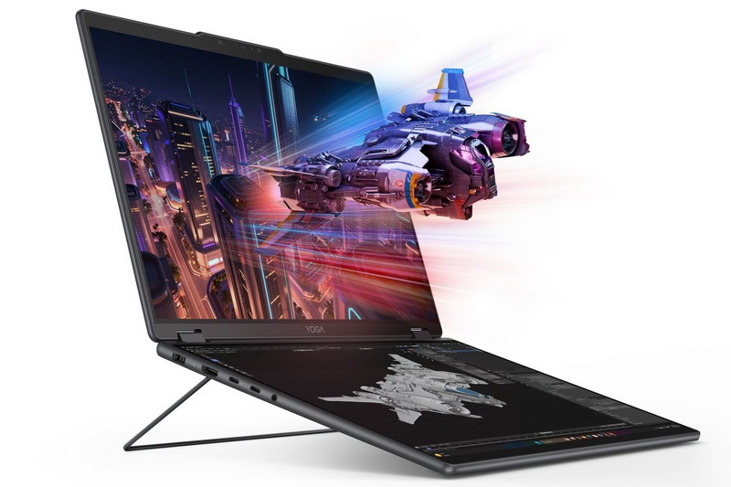 联想推出了Yoga Book Pro 3D原型机：双屏显示和无眼镜的3D图像