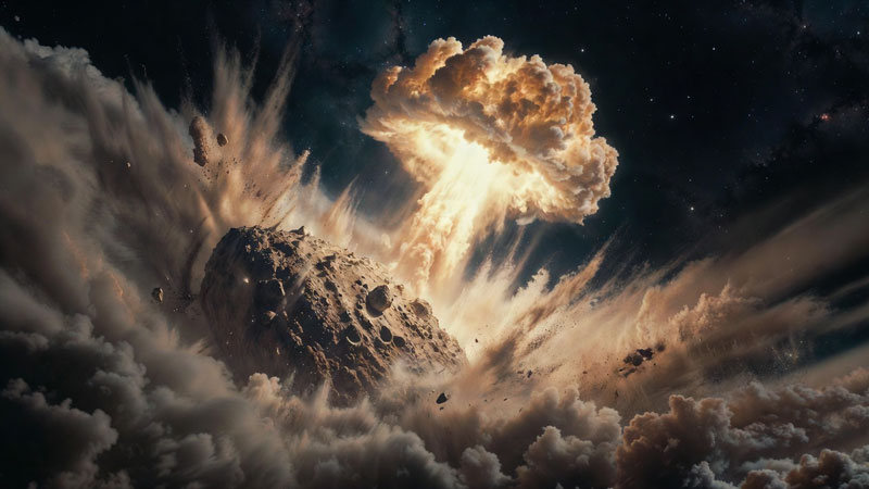 可能核弹比预想的更能安全地保护地球免受小行星撞击——研究人员进行了一项实验