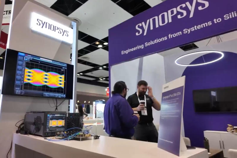 Synopsys 演示了 PCIe 8.0 接口的工作，吞吐量达 256 GB/s。