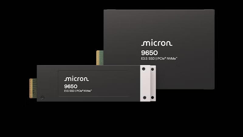 米克隆开始大规模生产世界首款PCIe 6.0 SSD，最高速度可达28,000 MB/s，采用Micron 9650模块