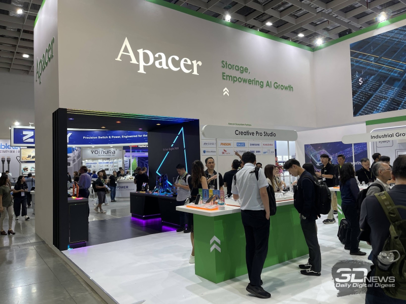 Apacer在Computex 2026：DDR5-9200、带冷却的高速SSD以及更多功能