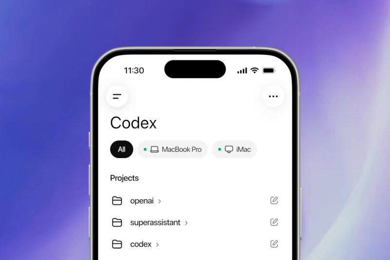 现在可以在路上“编码”了：ChatGPT 的移动版出现了 Codex。