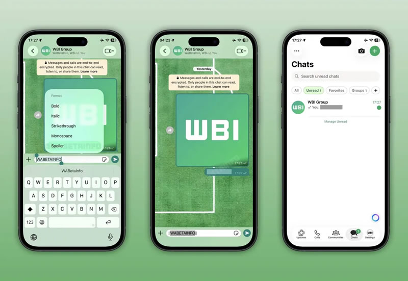 WhatsApp现在可以像另一款知名通讯软件一样，将消息隐藏为剧透。