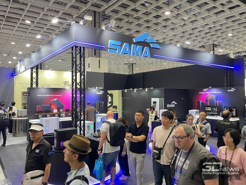 SAMA在Computex 2026：非标准机箱、双屏冷却系统和全新电源模块