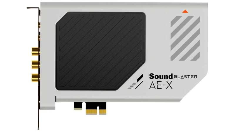 Creative发布了Sound Blaster AE-X音频卡，能够以高达384kHz的速度处理32位音频。