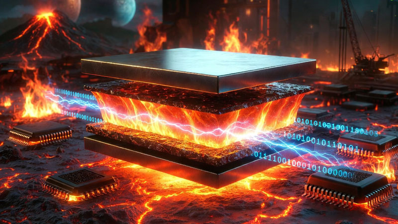 美国科学家开发了一种可在高达700 °C工作的大脑记忆装置，适用于金星、核反应堆和人工智能。