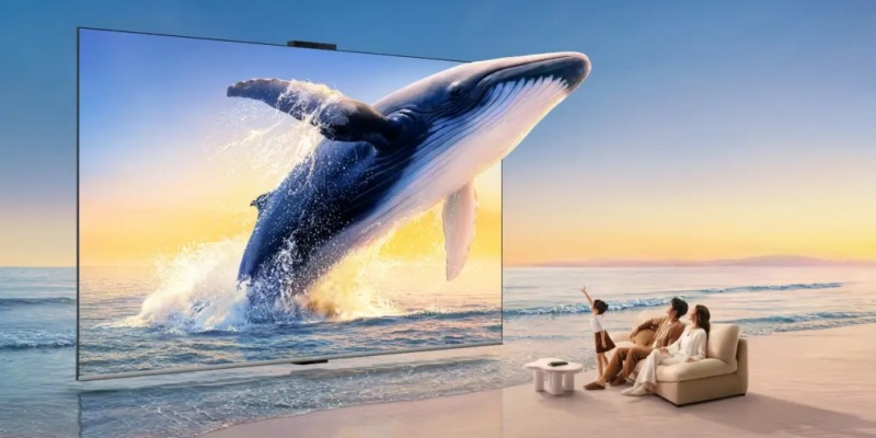 华为推出了Smart Screen S7系列——配备Super Mini-LED背光、最高300Hz刷新率的电视机。