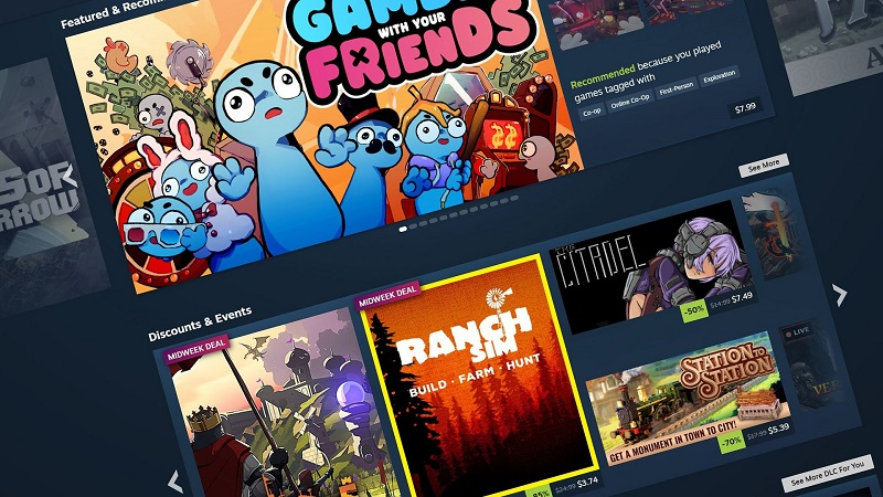 Valve 扩展了界面：Steam 更新了商店主页的外观