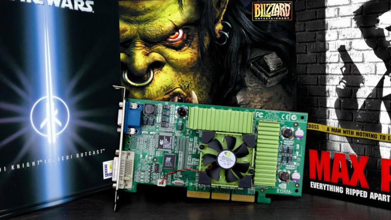 英伟达GeForce 3庆祝25周年纪念——首批配备可编程着色器的显卡系列。