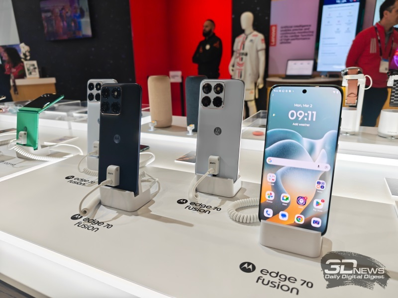 摩托罗拉Edge 70 Fusion配备了144Hz曲面显示屏和Snapdragon 7S Gen 3处理器