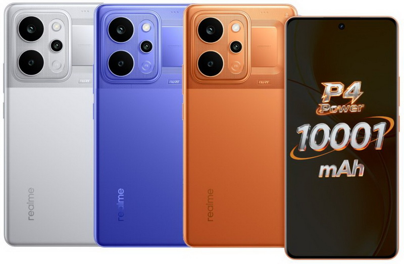 Realme P4 Power：全球首款搭载 10 001 mAh 电池的智能手机，售价 $260。
