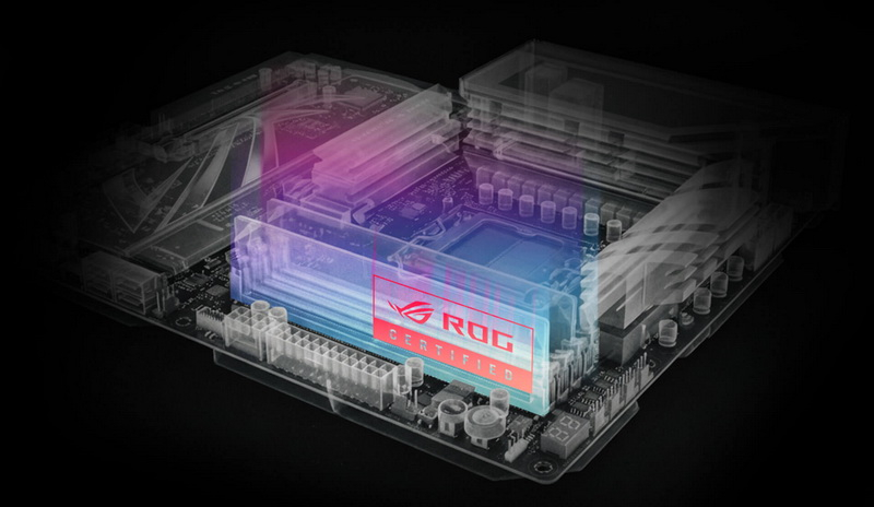 华硕确认17个DDR5模块与ROG主板兼容。