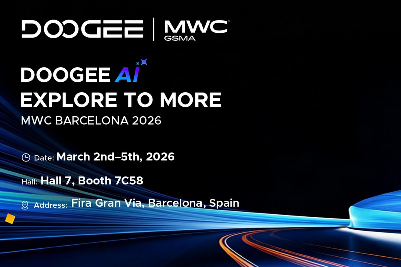 Doogee将在MWC 2026展示智能设备、加密手机和Visible AI。