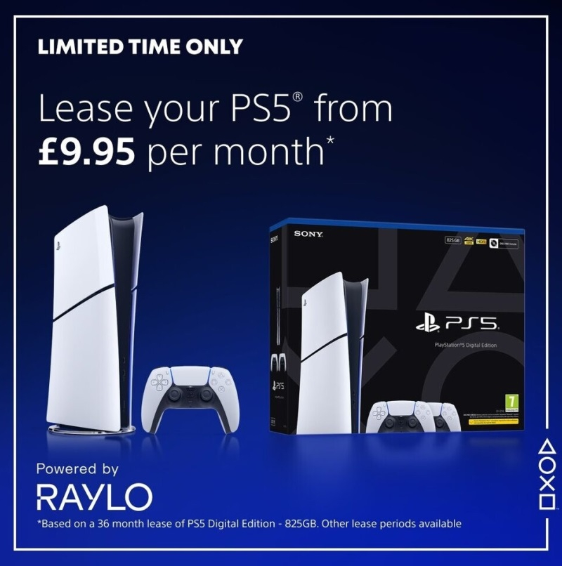 索尼推出了PlayStation 5租赁服务，支持按月付款。