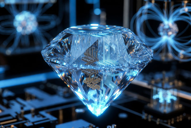 科学家们在钻石中找到了解决超导问题的方法，开启了量子和混合技术突破的道路
