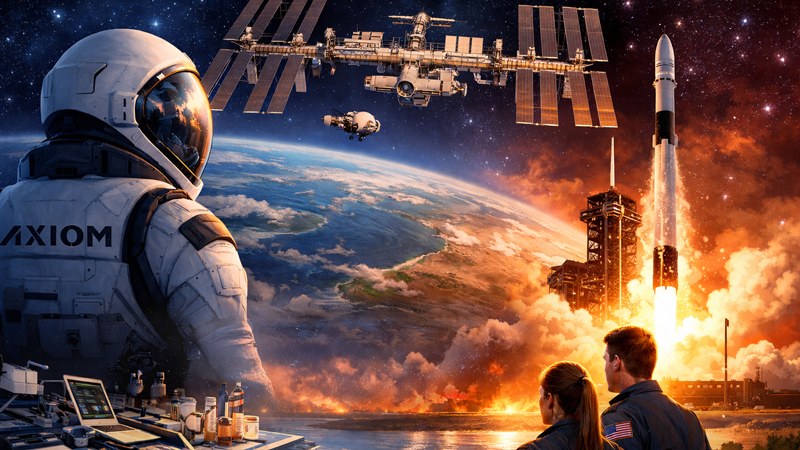 Axiom 与 NASA 签订了合同：新一组太空游客团队将于2027年1月前往国际空间站。